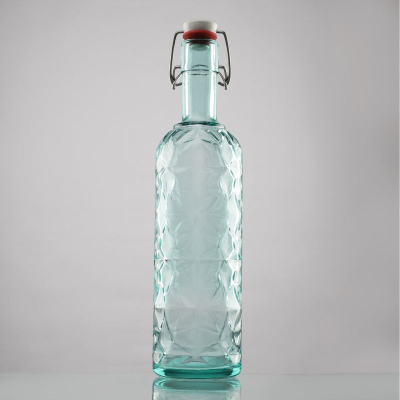 Glass Tint Flip Bottle | Aqua