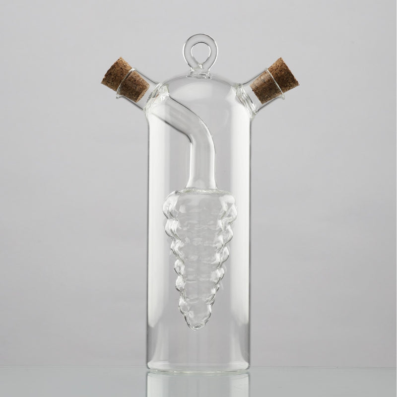 Glass Double Wall Oil Vinegar Dispenser
