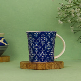 Arabesque Flower Pattern Cups Cups | 160 ml | Set of 6 | Multiple Colors