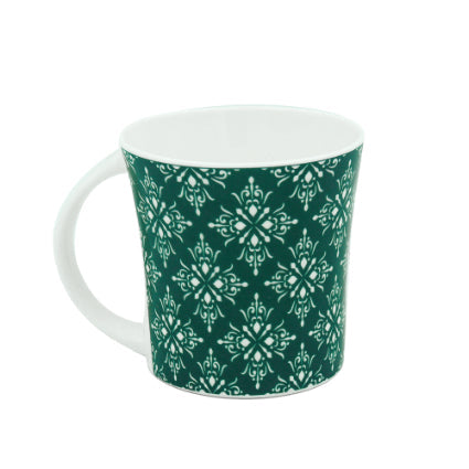 Arabesque Flower Pattern Cups Cups | 160 ml | Set of 6 | Multiple Colors
