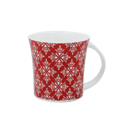 Arabesque Flower Pattern Cups Cups | 160 ml | Set of 6 | Multiple Colors