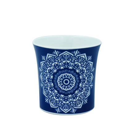 Abstract Lotus Pattern Cups | 160 ml | Set of 6 | Multiple Colors