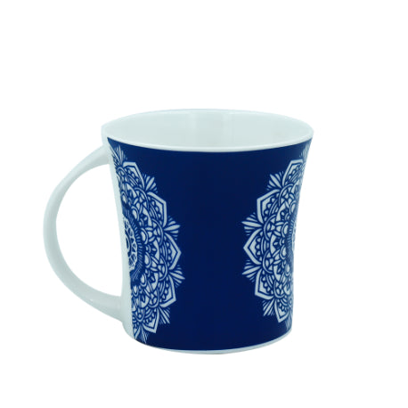 Abstract Lotus Pattern Cups | 160 ml | Set of 6 | Multiple Colors
