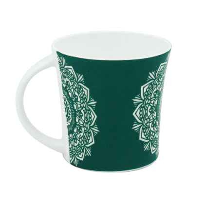 Abstract Lotus Pattern Cups | 160 ml | Set of 6 | Multiple Colors