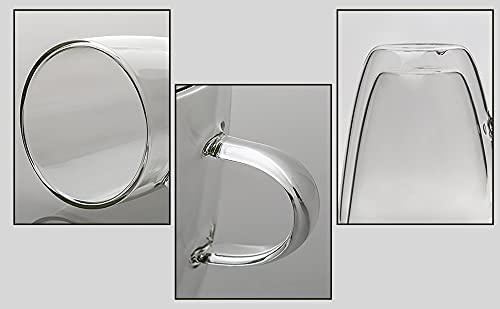 Borosilicate Glass Double Wall Tea Cup | 360 mL