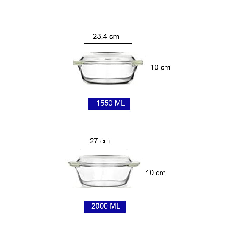 Modular Design Microwave Safe Casseroles | Mixed Size Combos