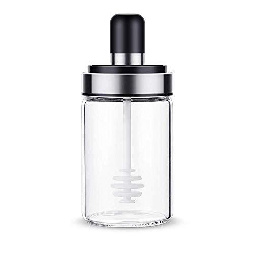 Honey Storage Jar with Dipper | 250 ml | Single, Set of 2, Set of 4