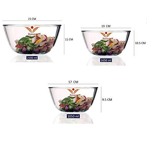 Microwave Safe All Purpose Mixing Bowls  | Set of 3 in Mixed Sizes