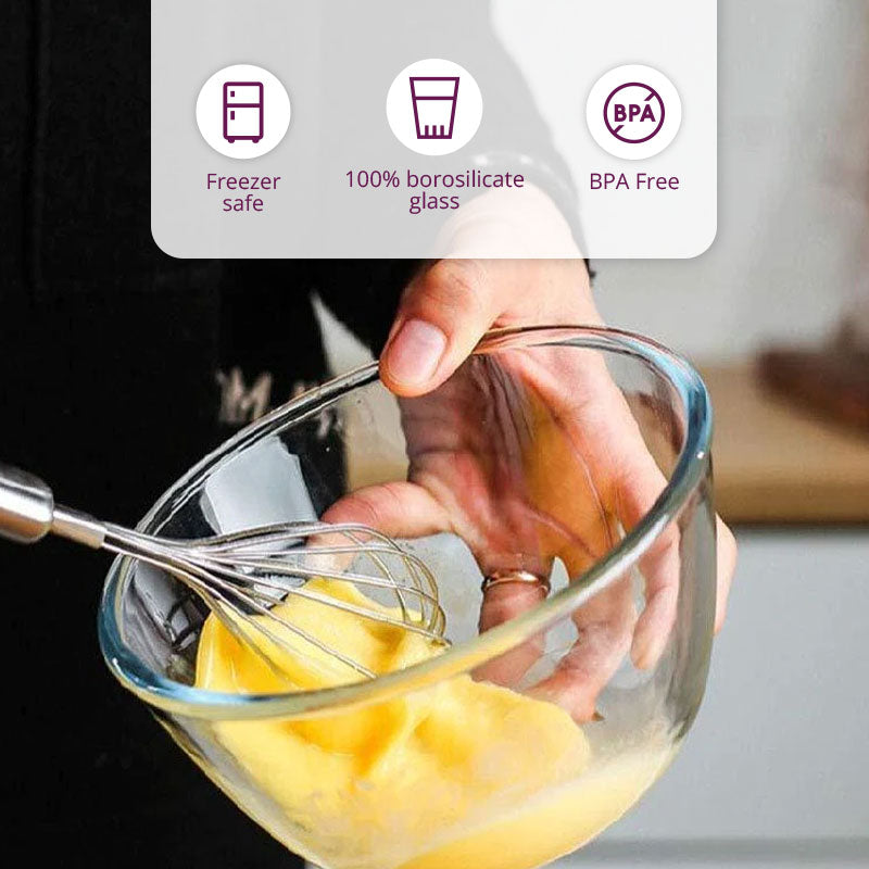 Microwave Safe Mixing Bowls | Set of 2 in Mixed Sizes