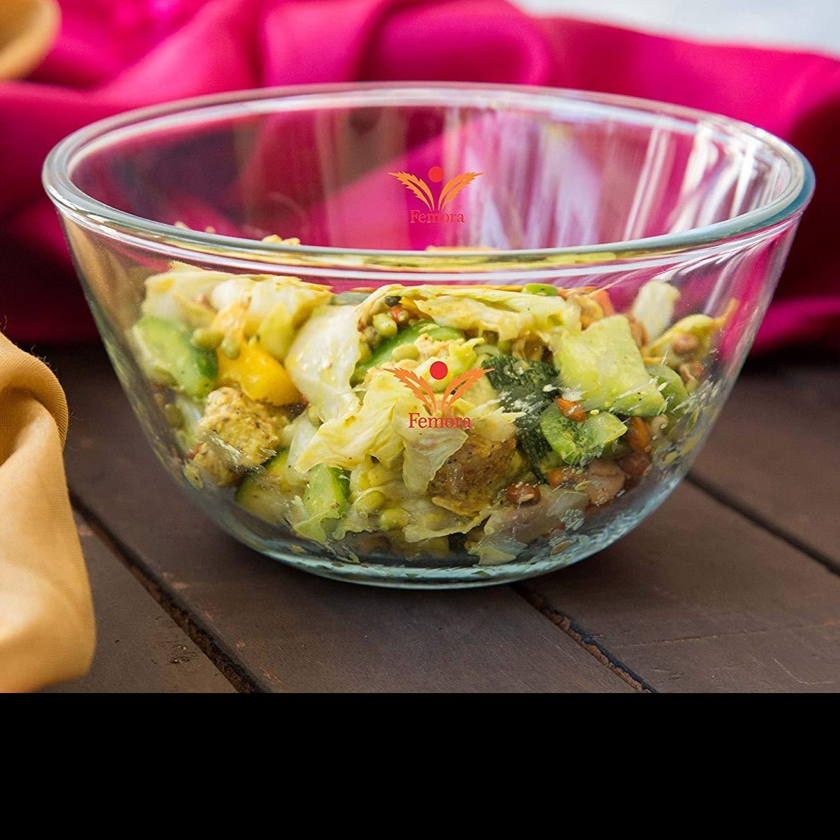 Microwave Safe Mixing Bowls | Set of 6 in Mixed Sizes