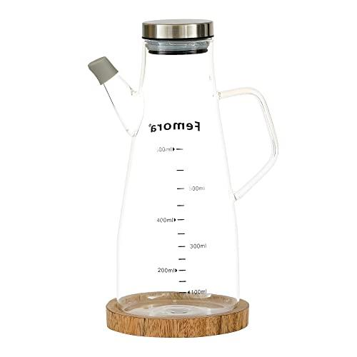 Borosilicate Glass Oil Bottle with Handle | 650 ml