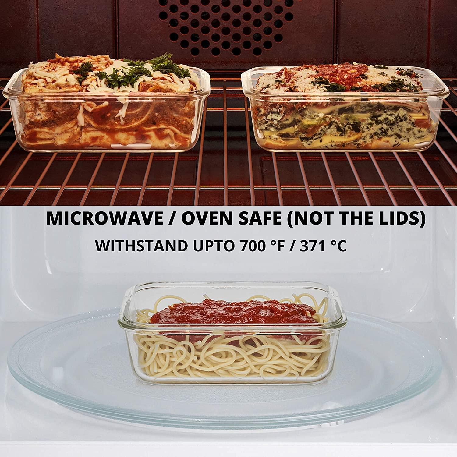 Borosilicate Glass Rectangle Food Storage Container | 2.2L