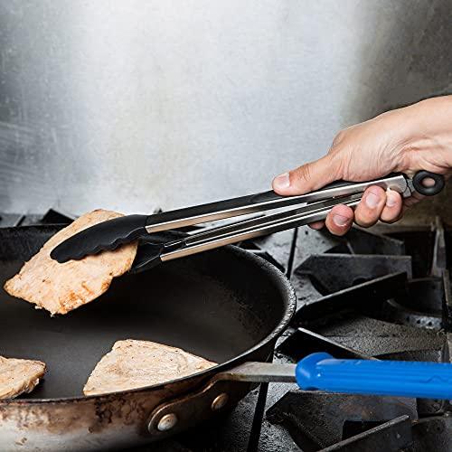 Silicone Food Tongs with Grip Handle | 12 Inches