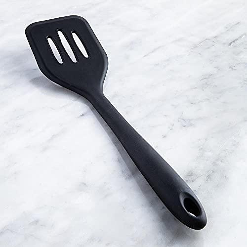 Silicone Slotted Turner with Grip Handle