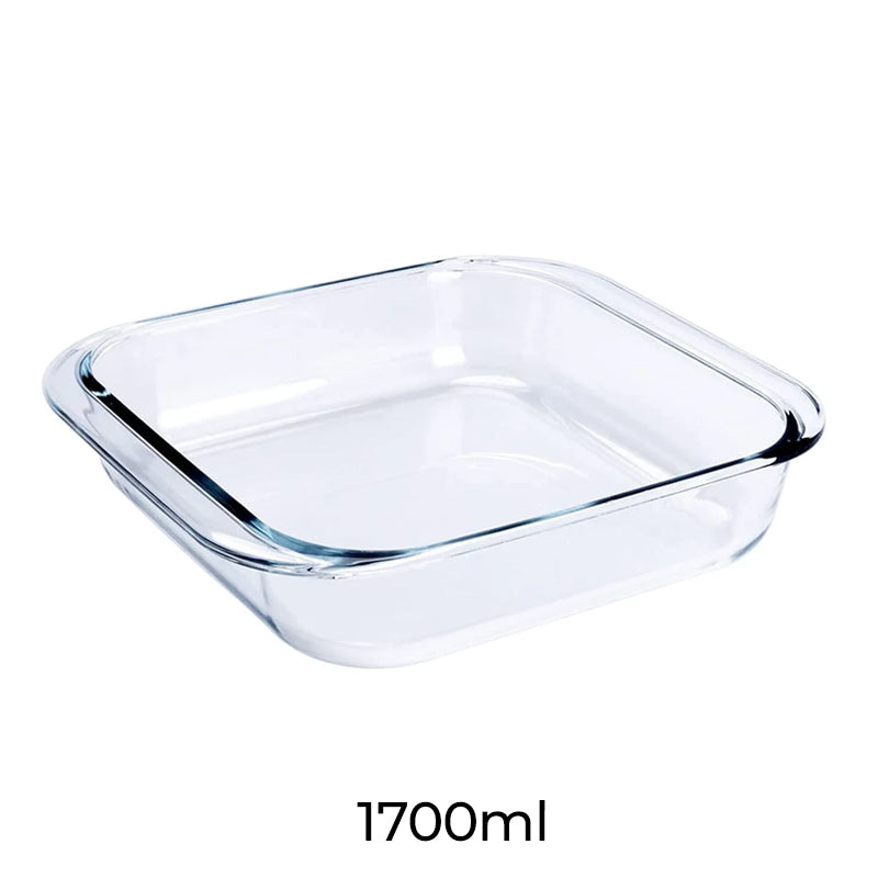 Borosilicate Glass Square Baking Dish | 1.7L & 900 ml
