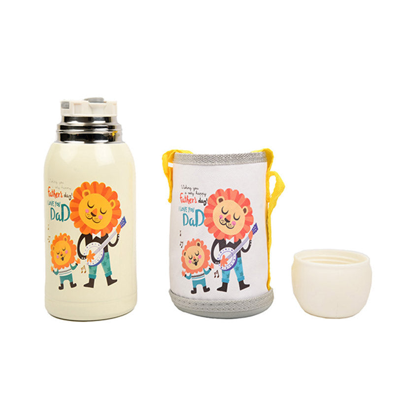 Thermos Flask Vacuum Insulated Stainless Steel Hot & Cold Water Bottle With Bag | 550ML