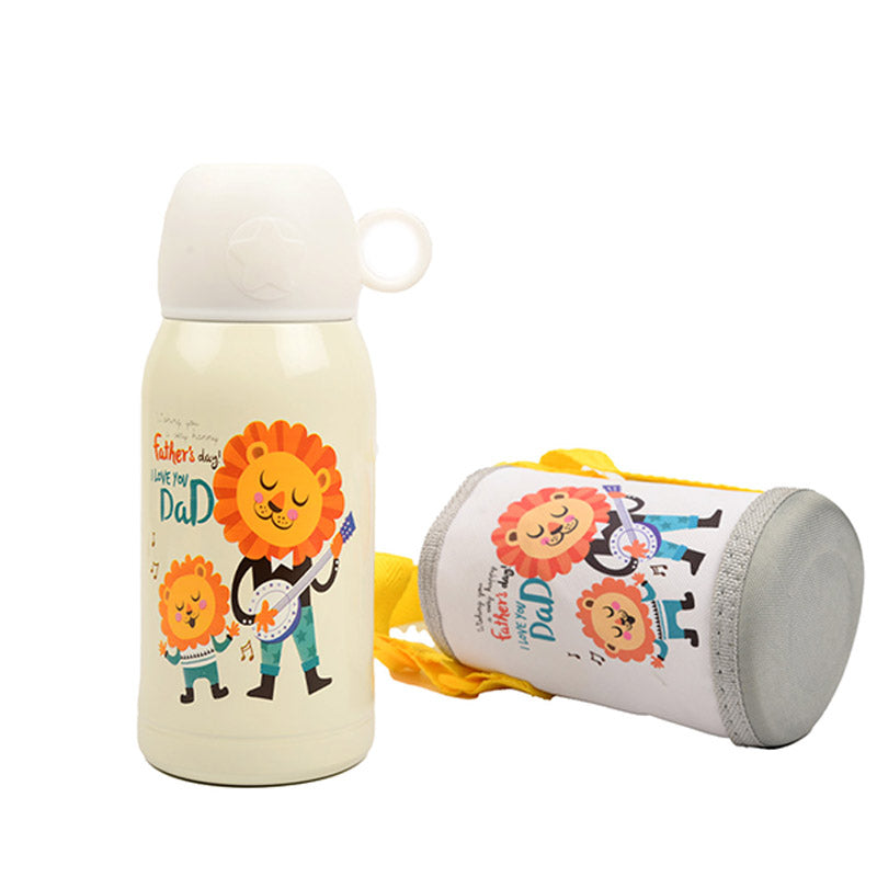 Thermos Flask Vacuum Insulated Stainless Steel Hot & Cold Water Bottle With Bag | 550ML