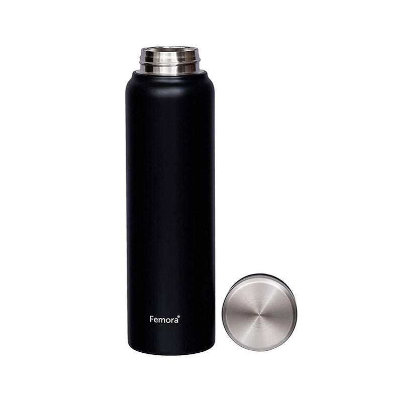 Modern Black  ThermoSteel Vacuum Stainless Steel Bottle | 750 ML