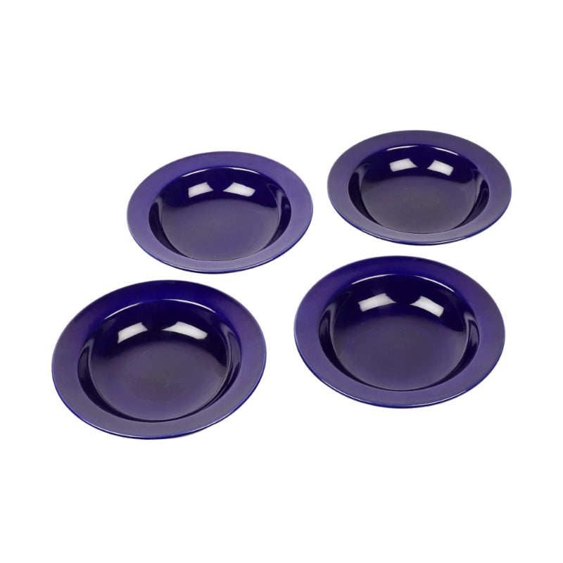 Blue Ceramic Pasta Plate | Set of 4