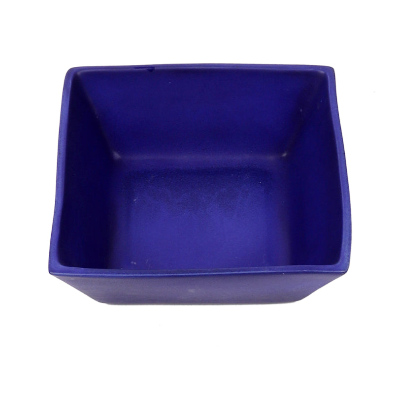 Blue Square Ceramic Snacks Bowl | Set of 3