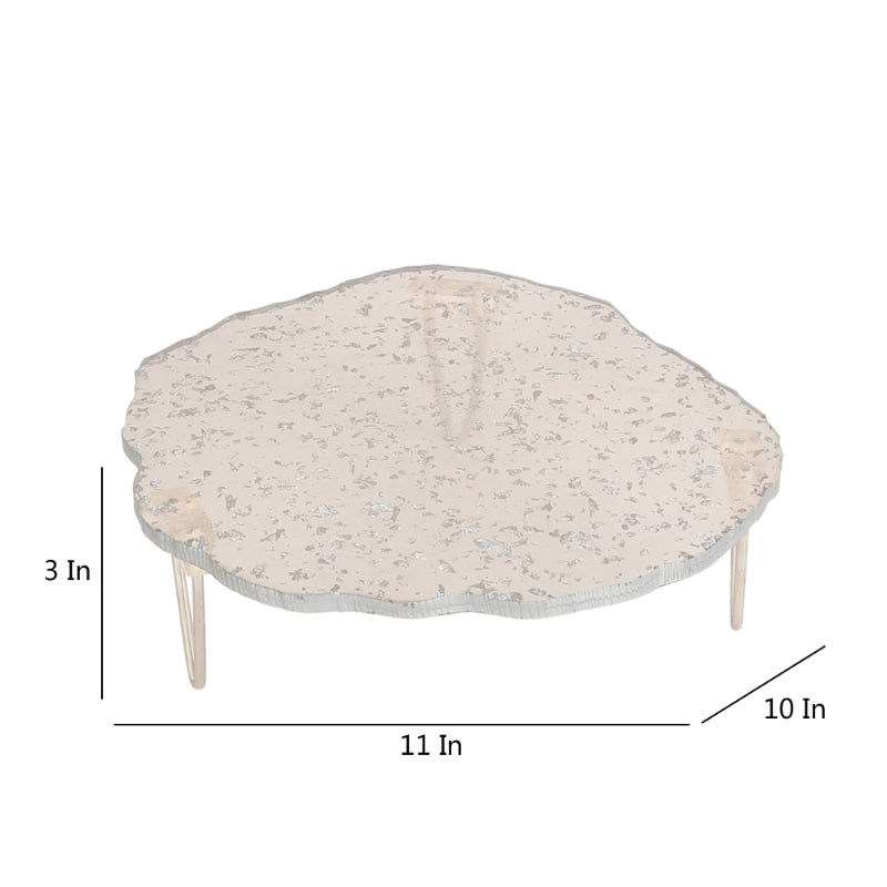 Flex Resin Cake Platter & Server | Set of 2 | Multiple Colors