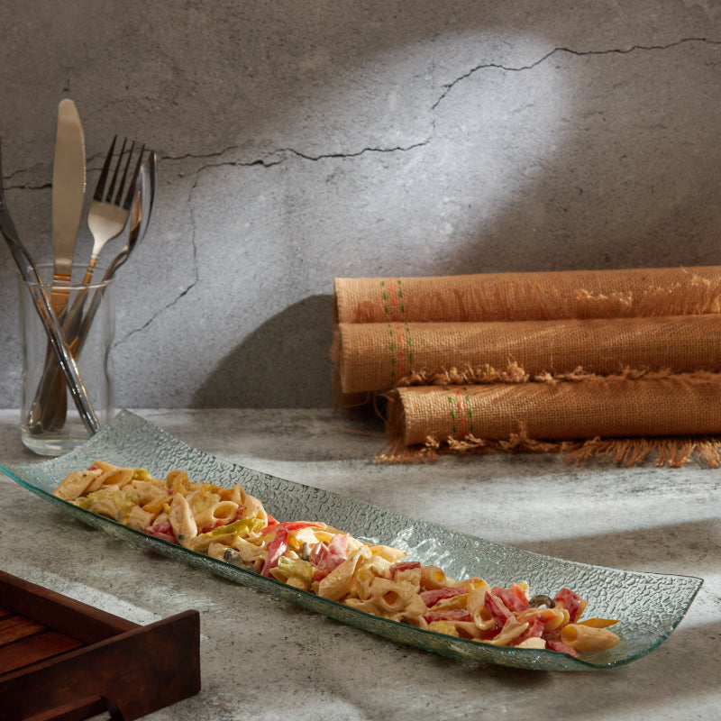 Boat Design Glass Platter