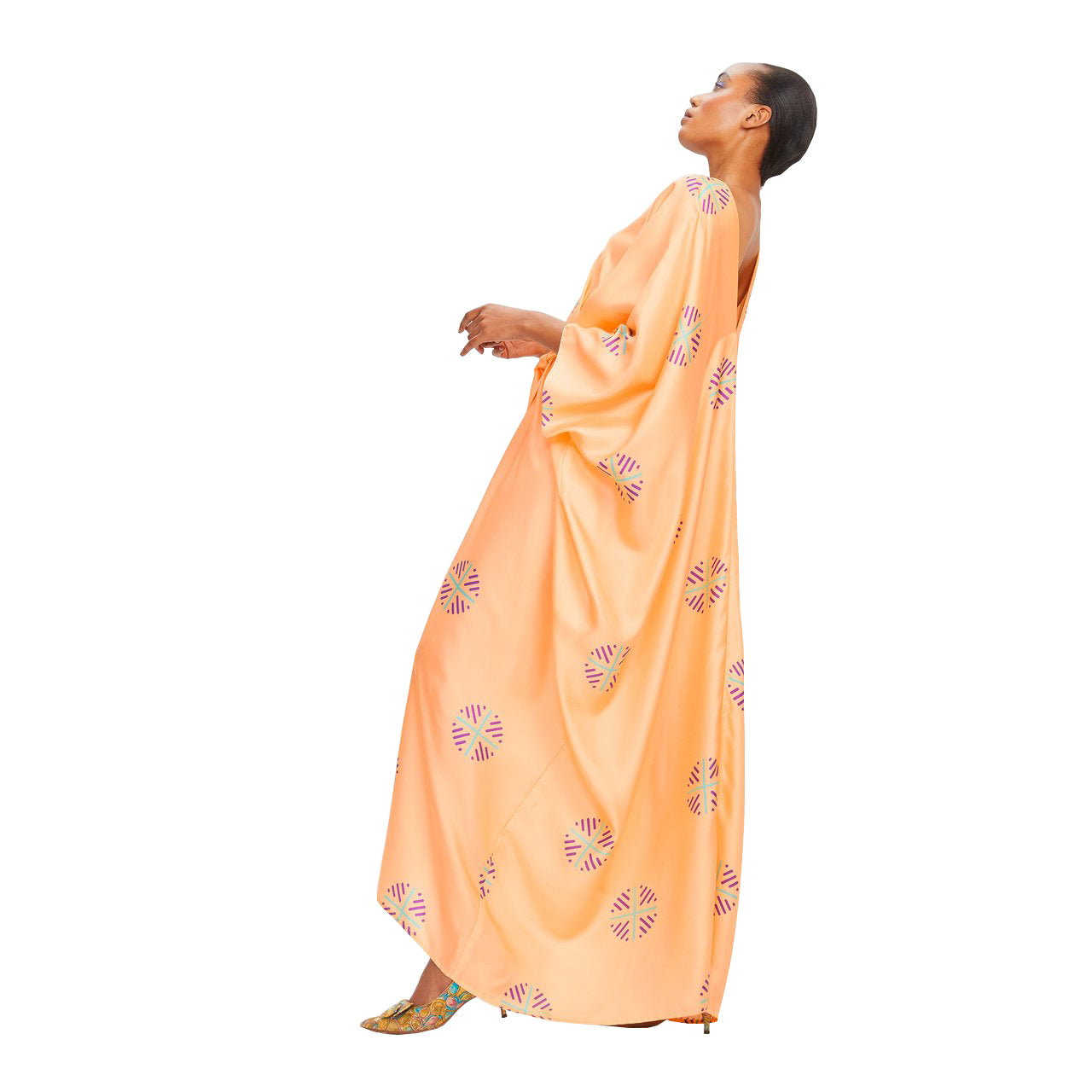 Soft Satin Silk Kaftan, Women's Caftan Dresses