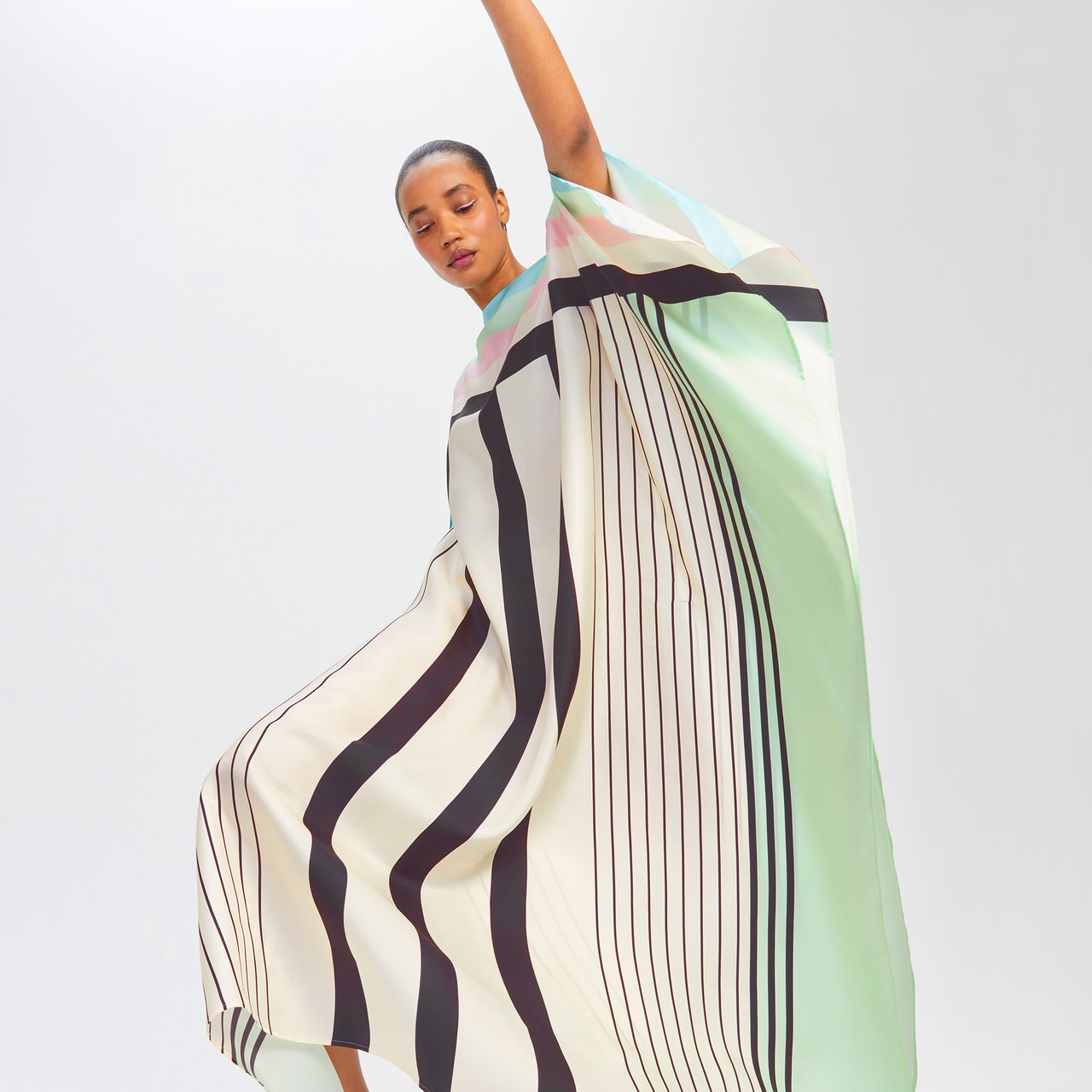 Soft Satin Silk Kaftan, Casual Wear Caftan For Women's