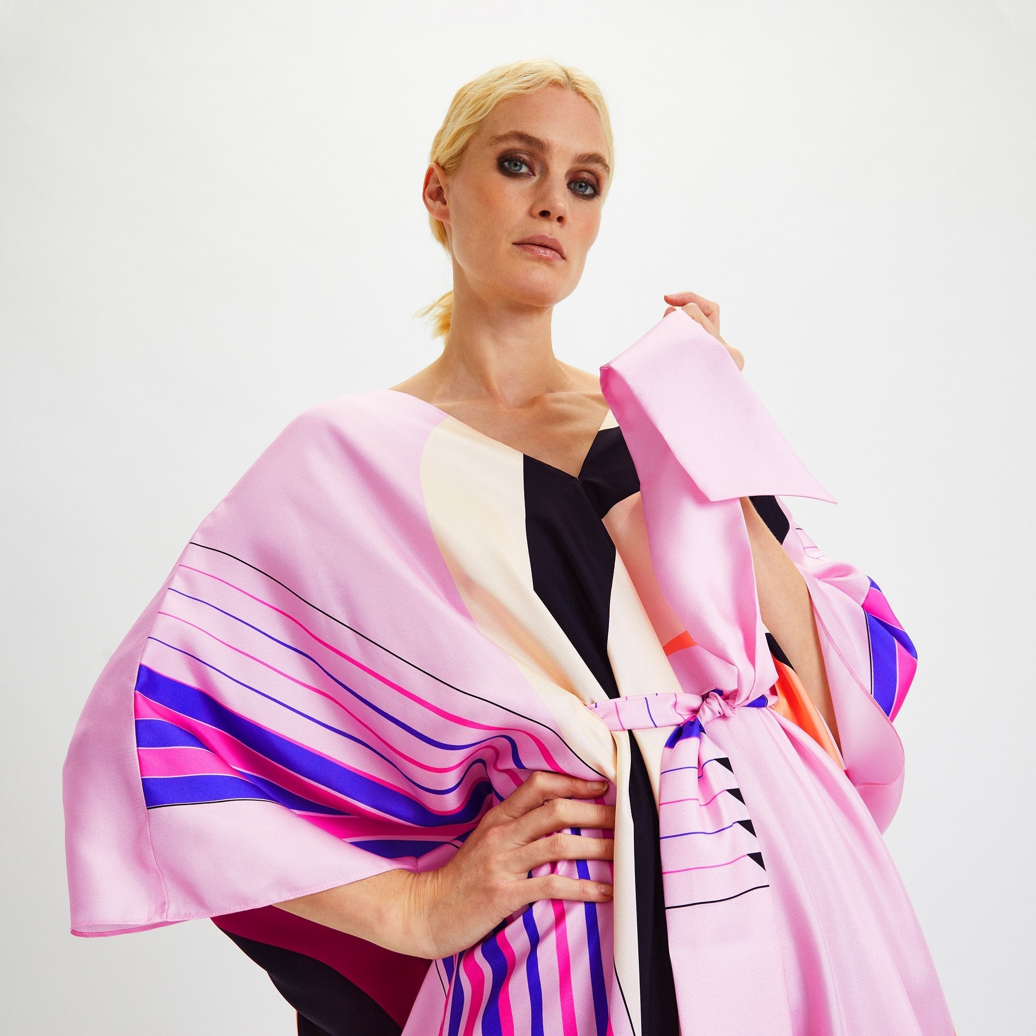 Party Wear Caftan, Soft Satin Silk Long Women's Kaftan