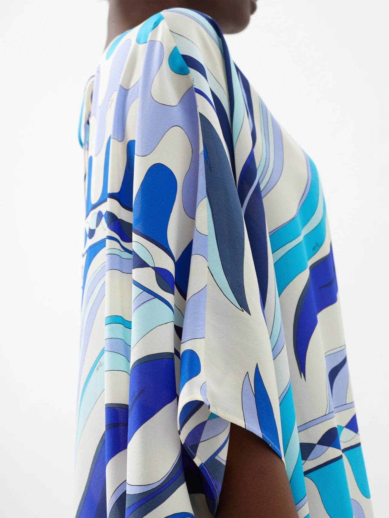 Designer Silk Crepe Kaftan, Caftan For Women's