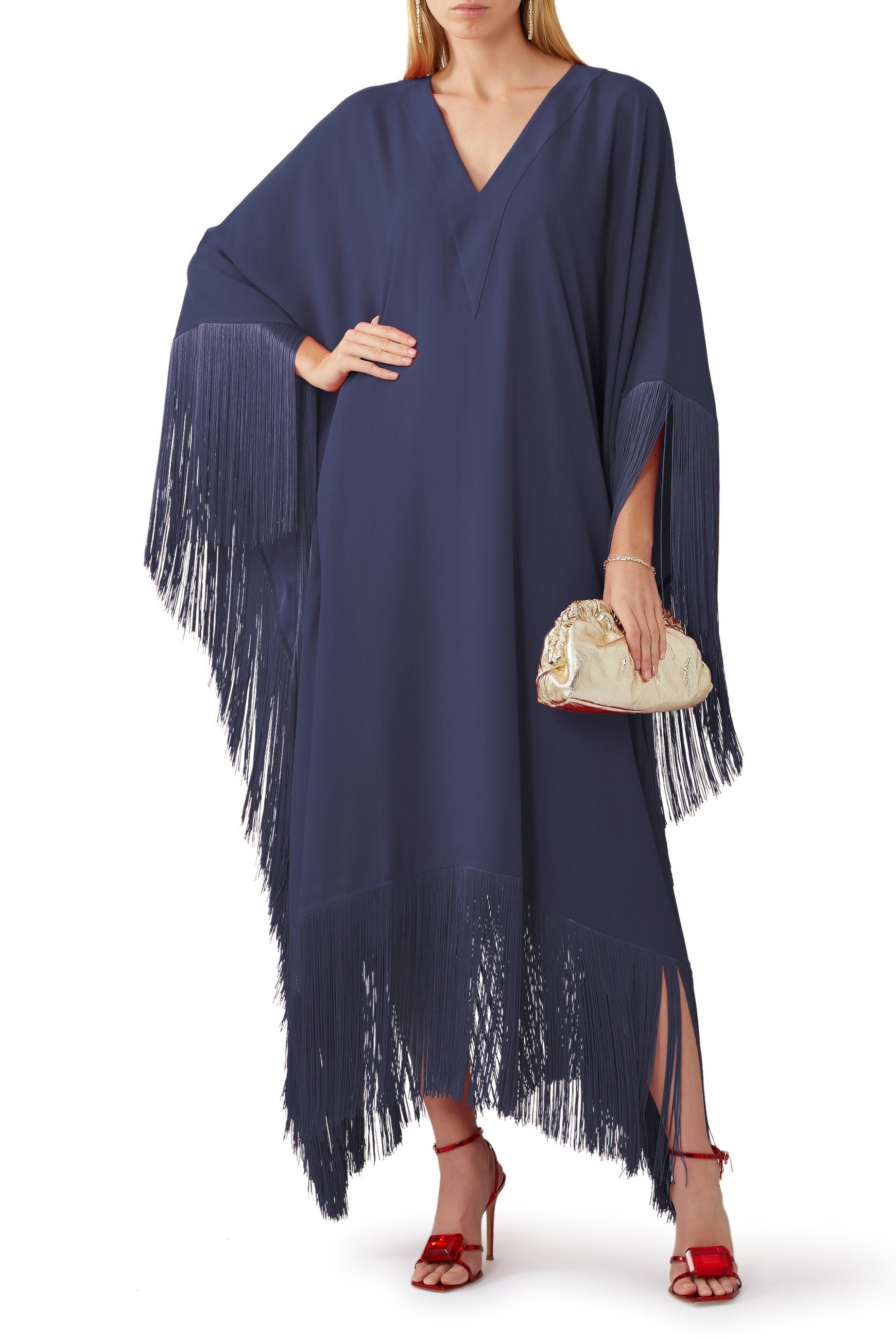 Korean Silk Long Kaftan For Women's, Gift For Her