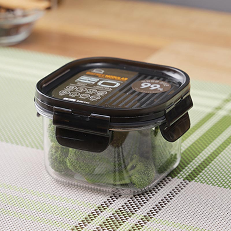 Square Bisfree Modular Food Storage Container | 260ml | Single, Set of 2