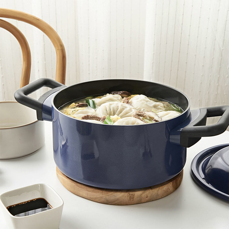 LocknLock Decore Blue Casserole | Safe for all cooktops  |  3 Ltr