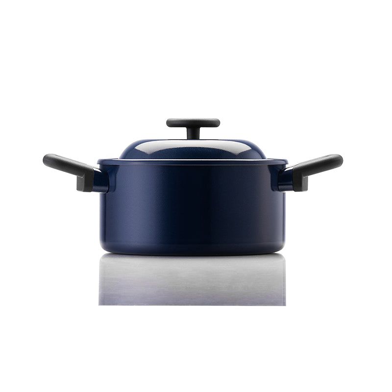 LocknLock Decore Blue Casserole | Safe for all cooktops  |  3 Ltr