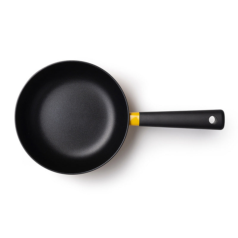 LocknLock Decore Yellow Wok | 9 Inches |Safe for all cooktops