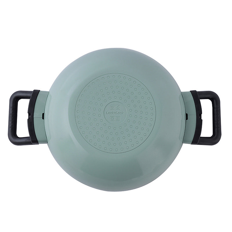 LocknLock Decore Mint Kadai | Safe for all cooktops | 10 Inches