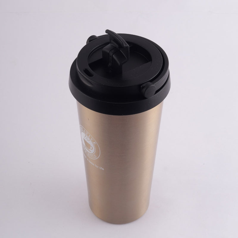 Stainless Steel Gold Vacuum Flask