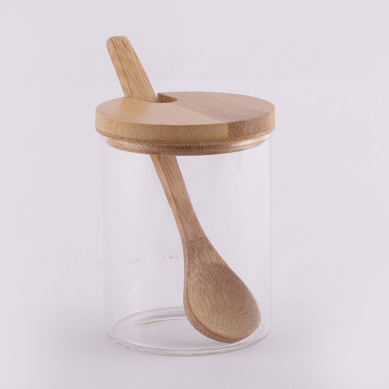 Glass Condiment Serving Set