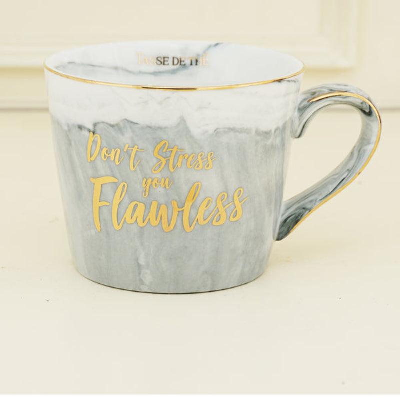 Bone China Pink Marble Finish Mug  |300ml | Multiple Colors