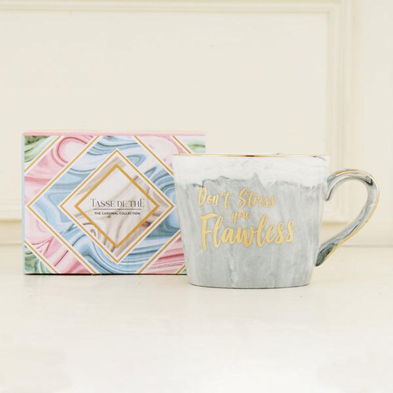 Bone China Pink Marble Finish Mug  |300ml | Multiple Colors