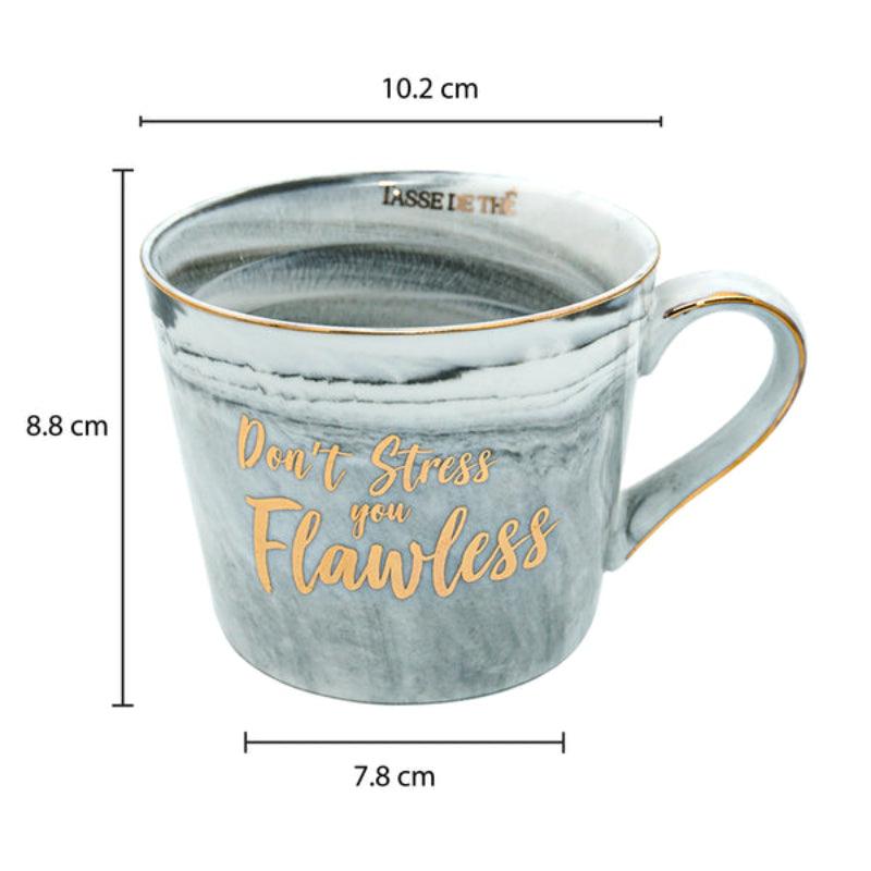 Bone China Pink Marble Finish Mug  |300ml | Multiple Colors