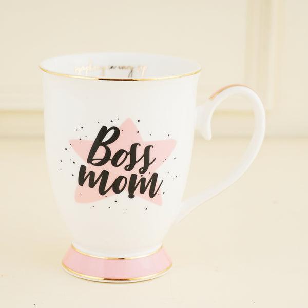 Boss Mom | Bone China Mug | Single Piece 310 ml