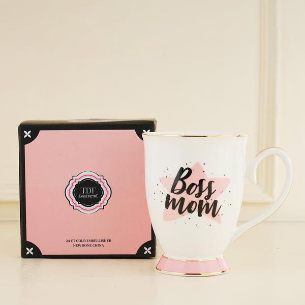 Boss Mom | Bone China Mug | Single Piece 310 ml