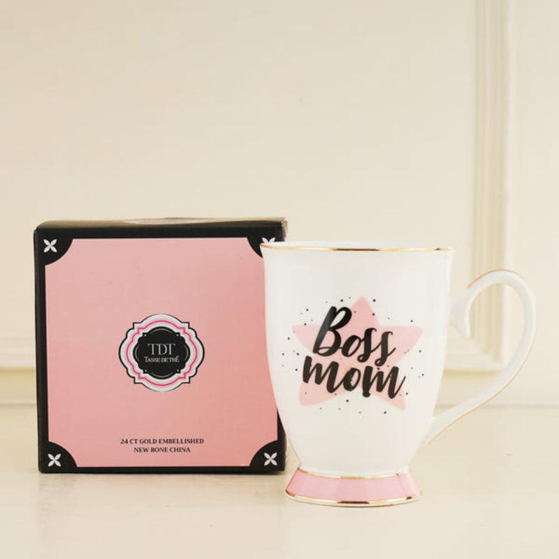 Boss Mom | Bone China Mug | Single Piece 310 ml