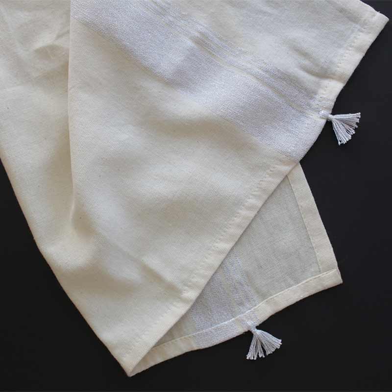 Metallic Off-white Table Napkin | Multiple Colors