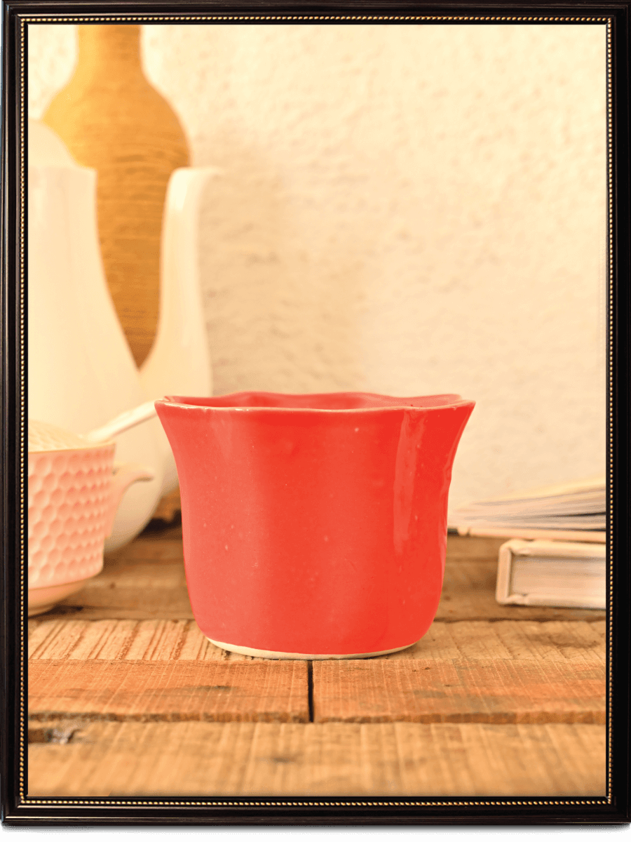 Star Dark Ceramic Pot | Ugaoo | Multiple Colors