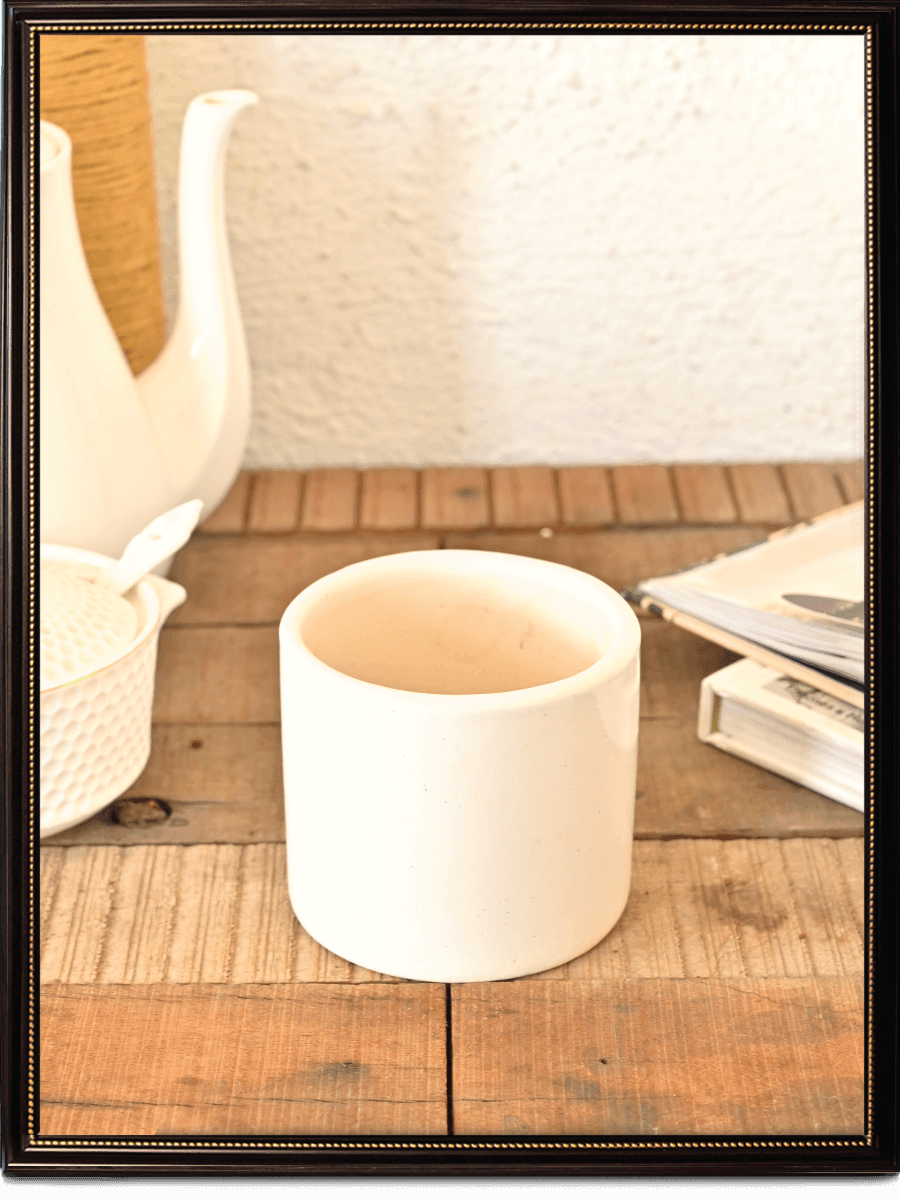 Pipe Ceramic Pot | Multiple Colors