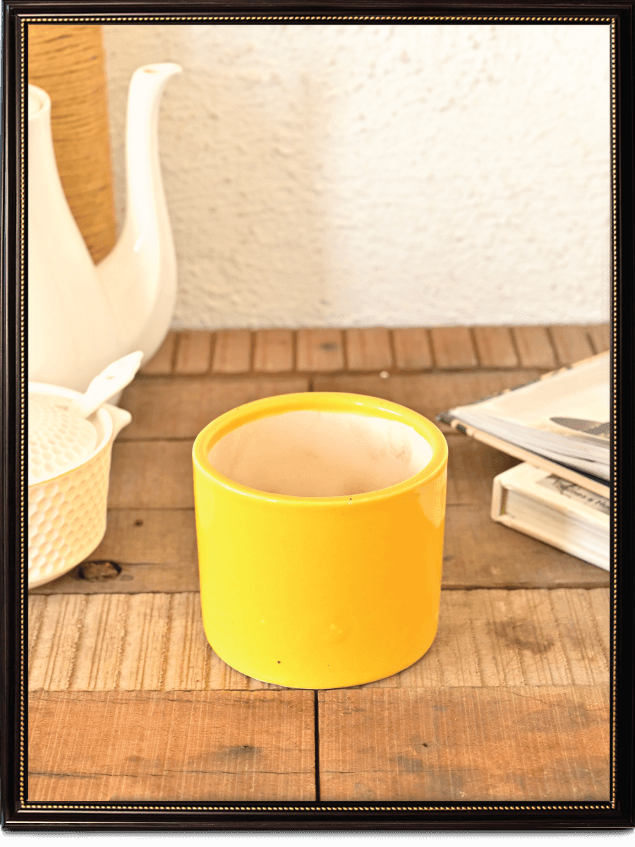 Pipe Ceramic Pot | Multiple Colors