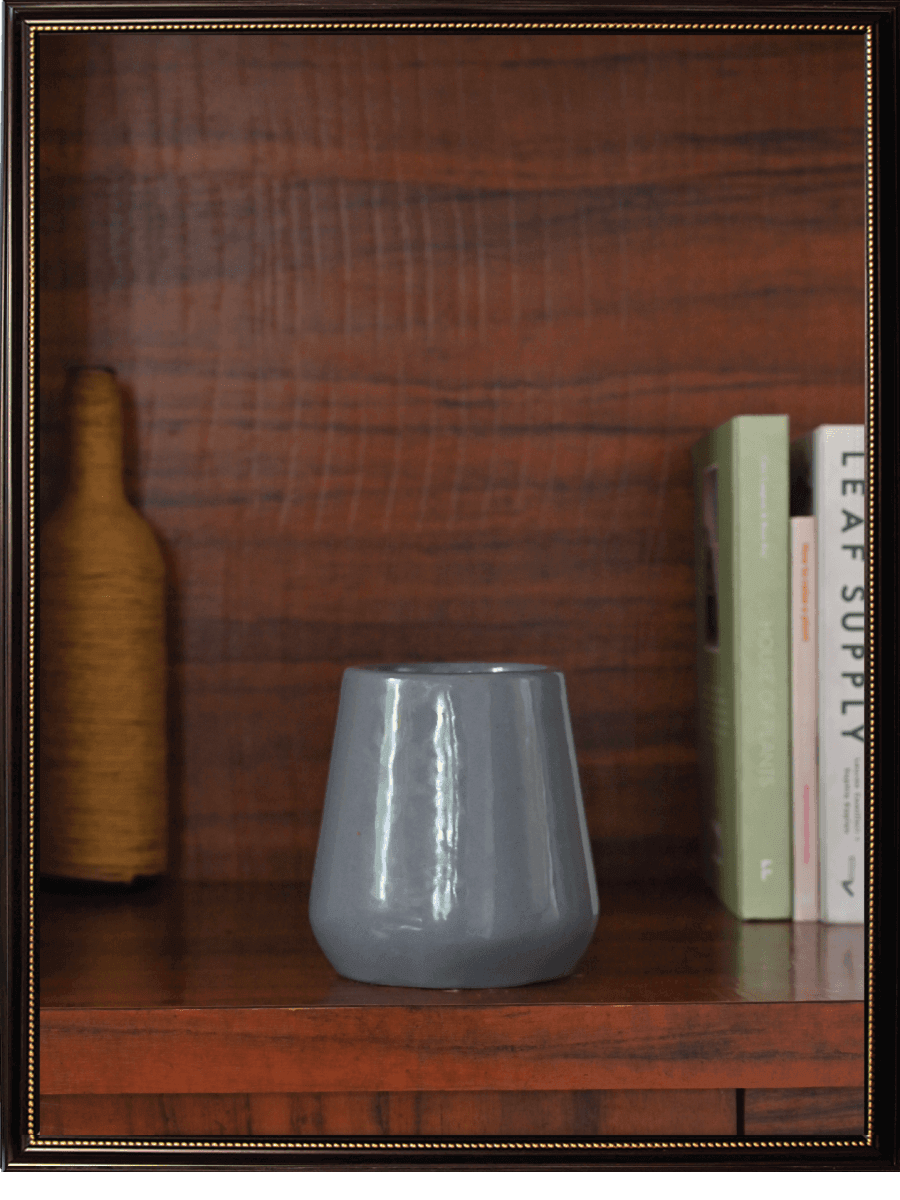 Tulip Fantasy Grey Ceramic Pot