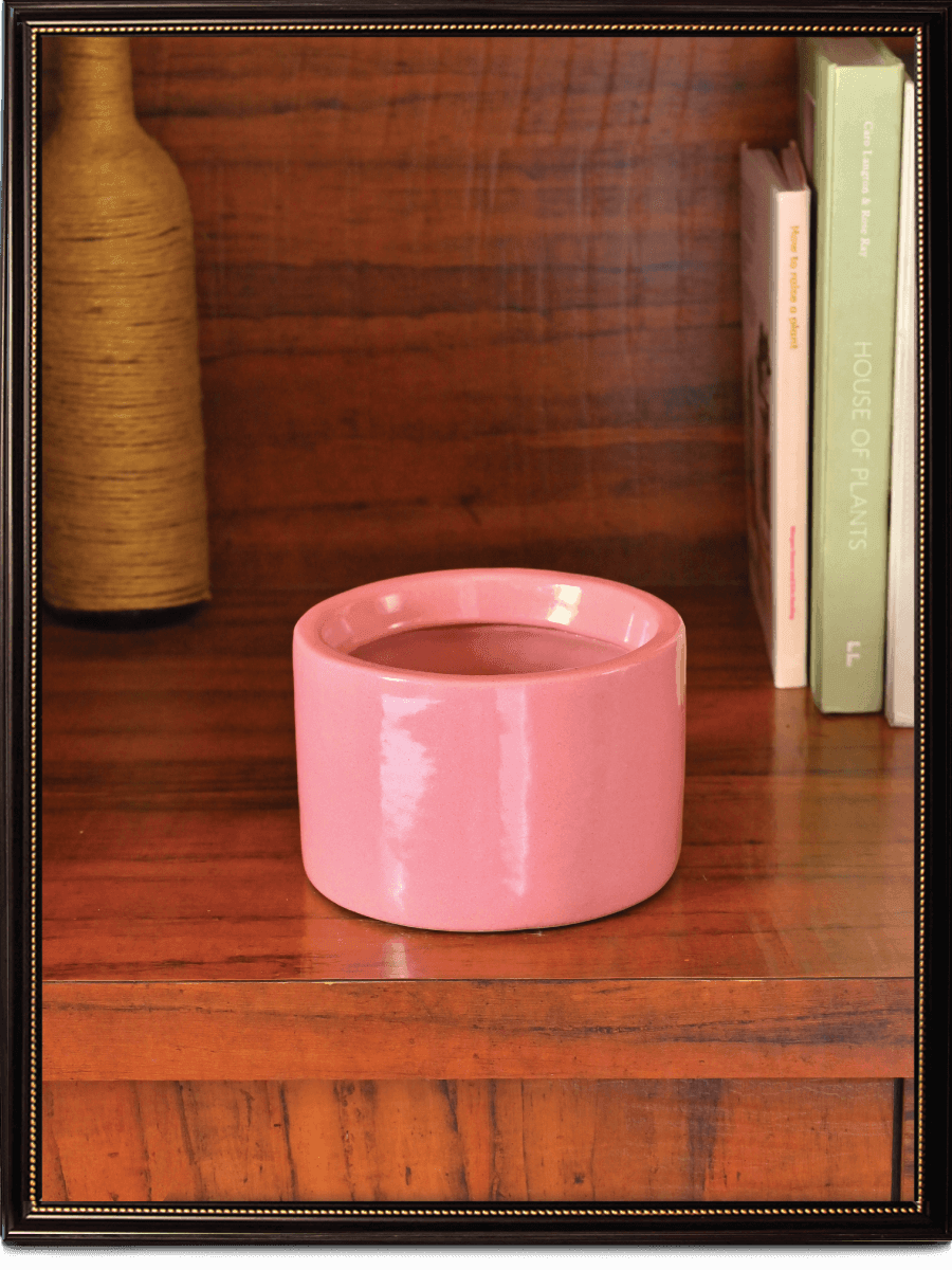 Magenta Lilac Stories Ceramic Pot